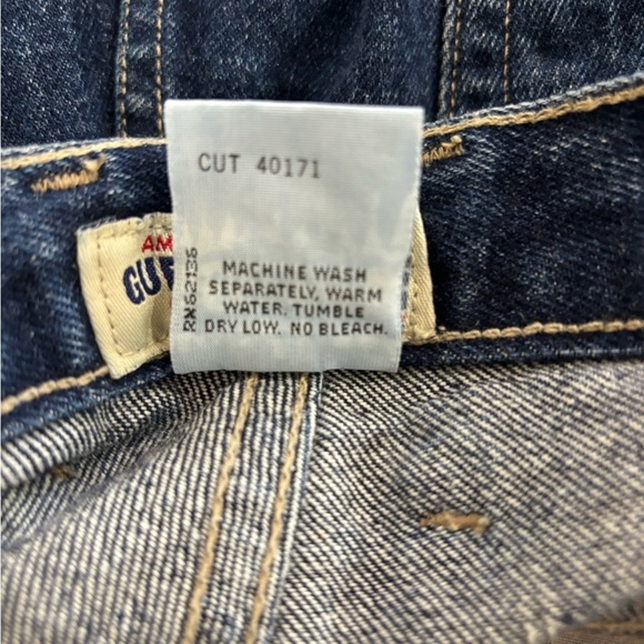 Vintage 90s GUESS Logo High Rise Straight Leg Mom Jeans Style 1050RG Size 29 - Picture 10 of 10